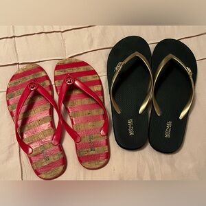 Michael Kors flip flops